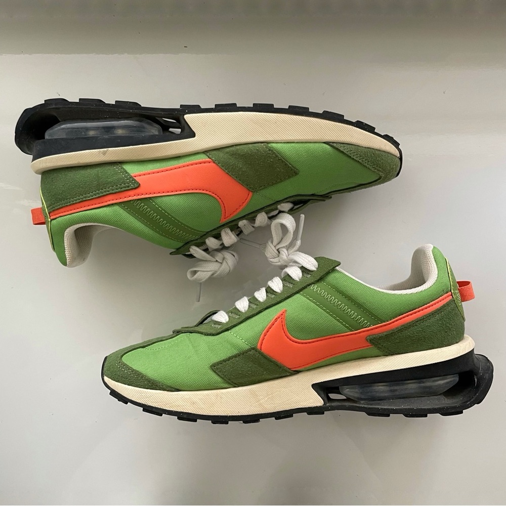 green nike sneakers